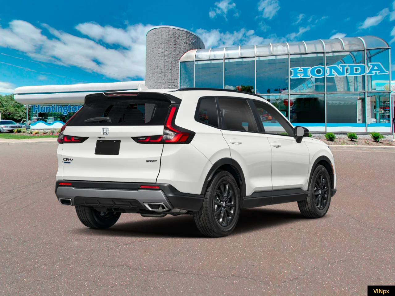 New 2026 Platinum White Pearl Honda AWD Sport image 2