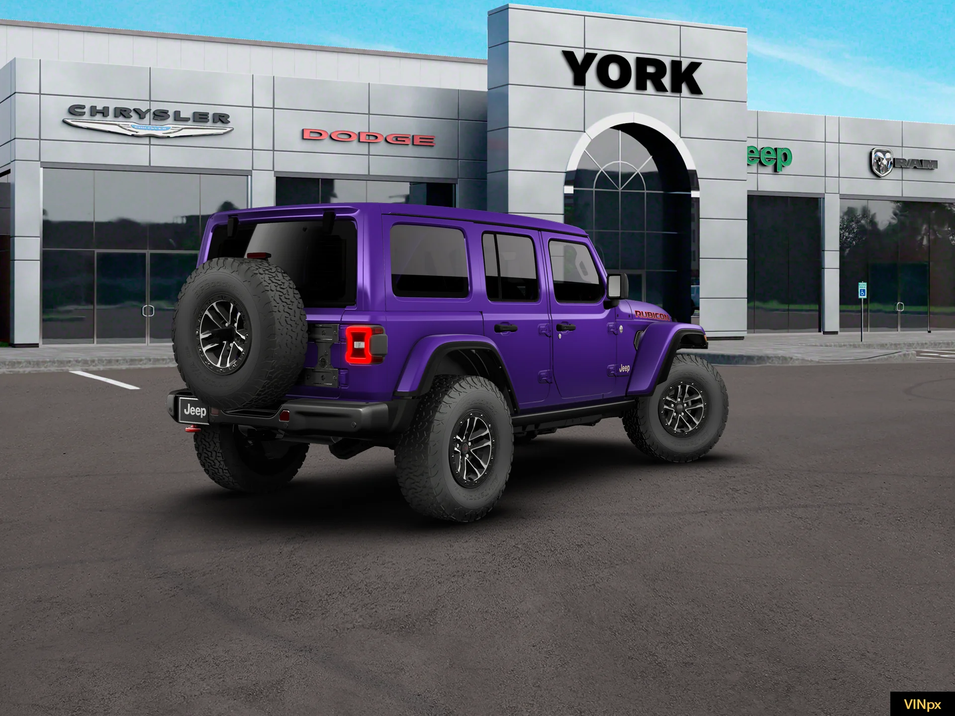 New 2026 Reign Exterior Paint Jeep Rubicon X image 7