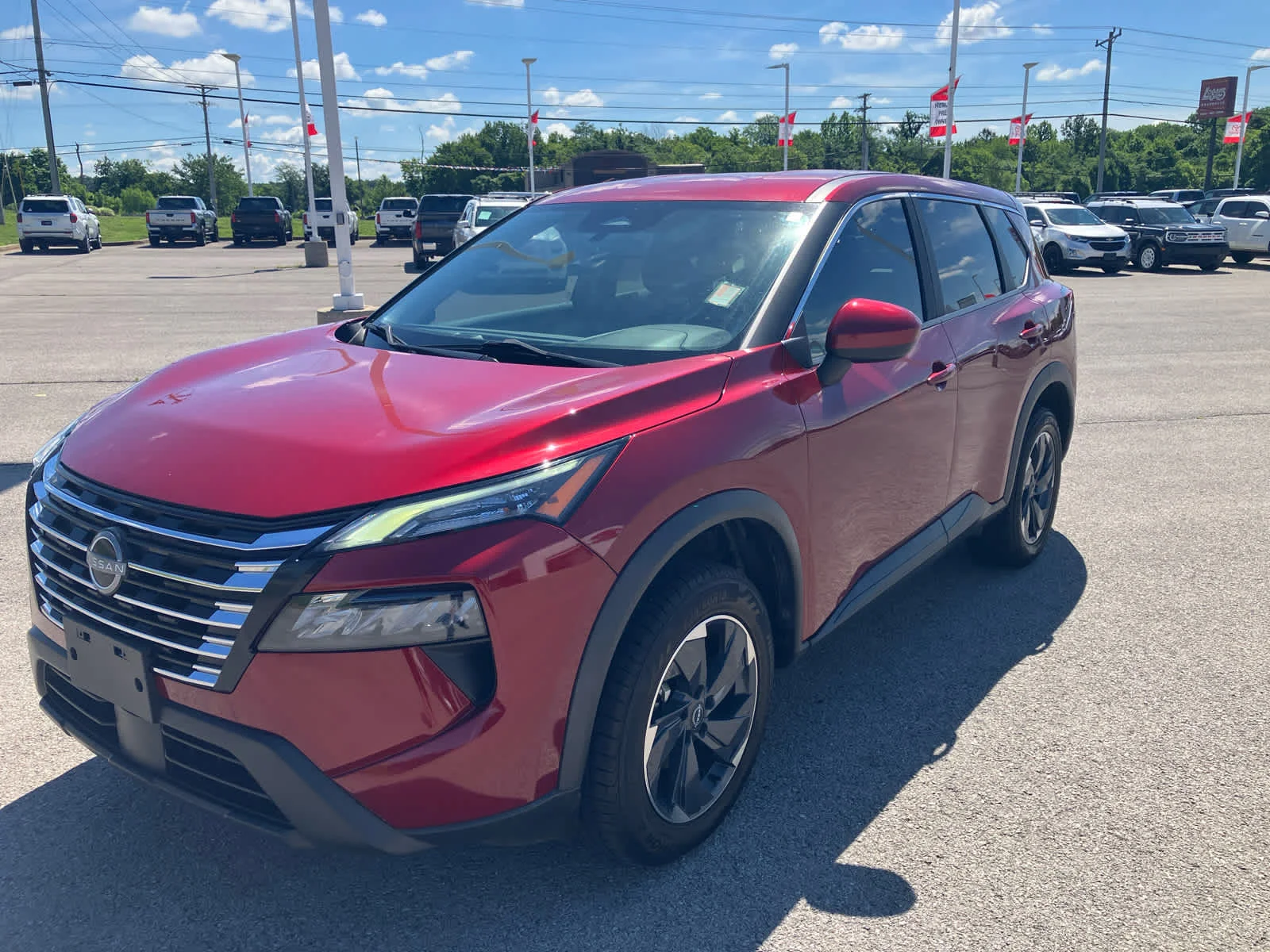Used 2024 Scarlet Ember Tintcoat Nissan SV image 3