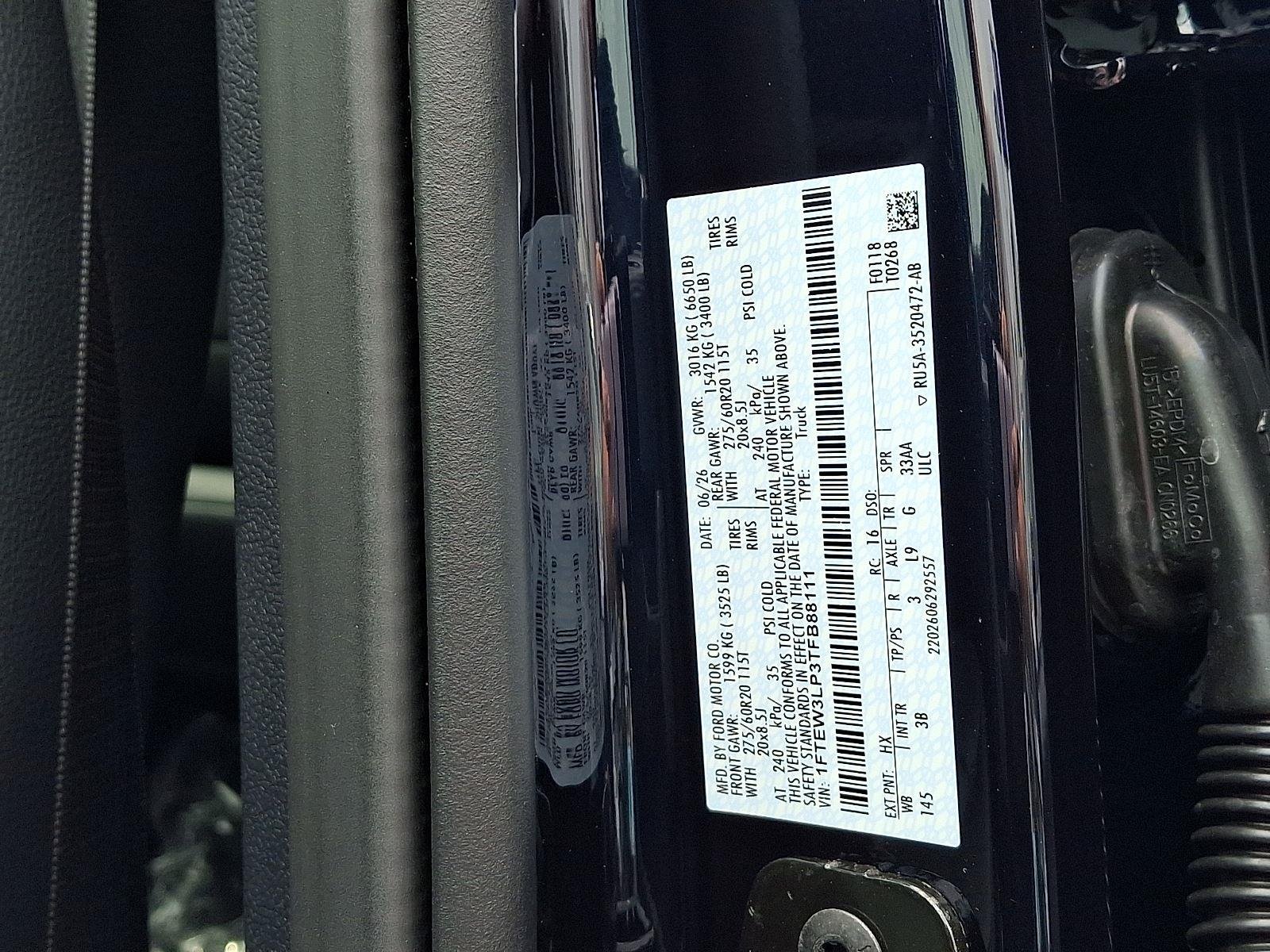 New 2026 Antimatter Blue Metallic Ford XLT image 18