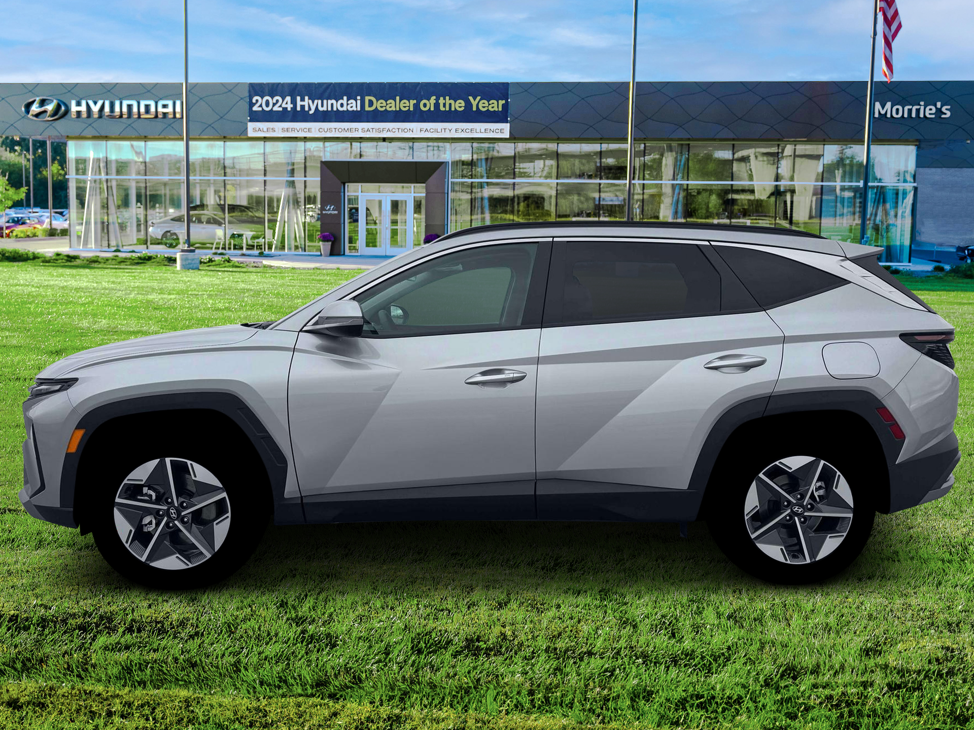 New 2026 Shimmering Silver Hyundai SEL Premium AWD image 3