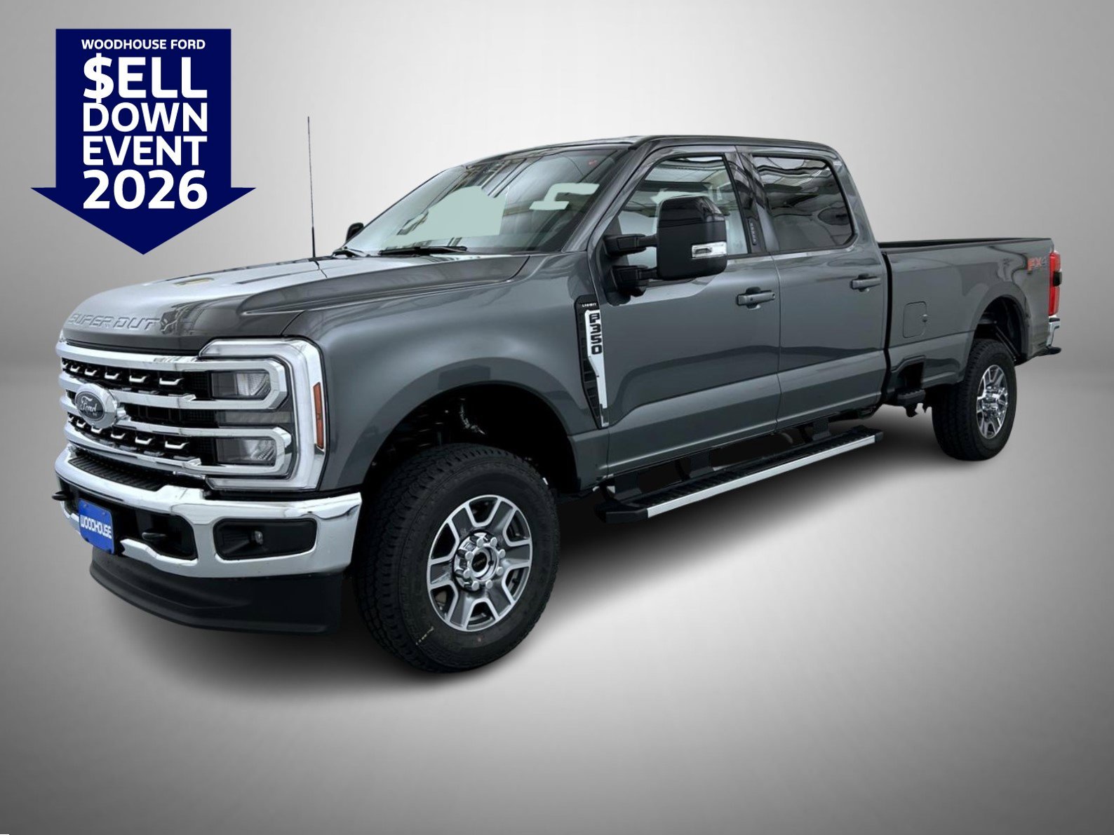 New 2026 Carbonized Gray Metallic Ford Lariat image 1