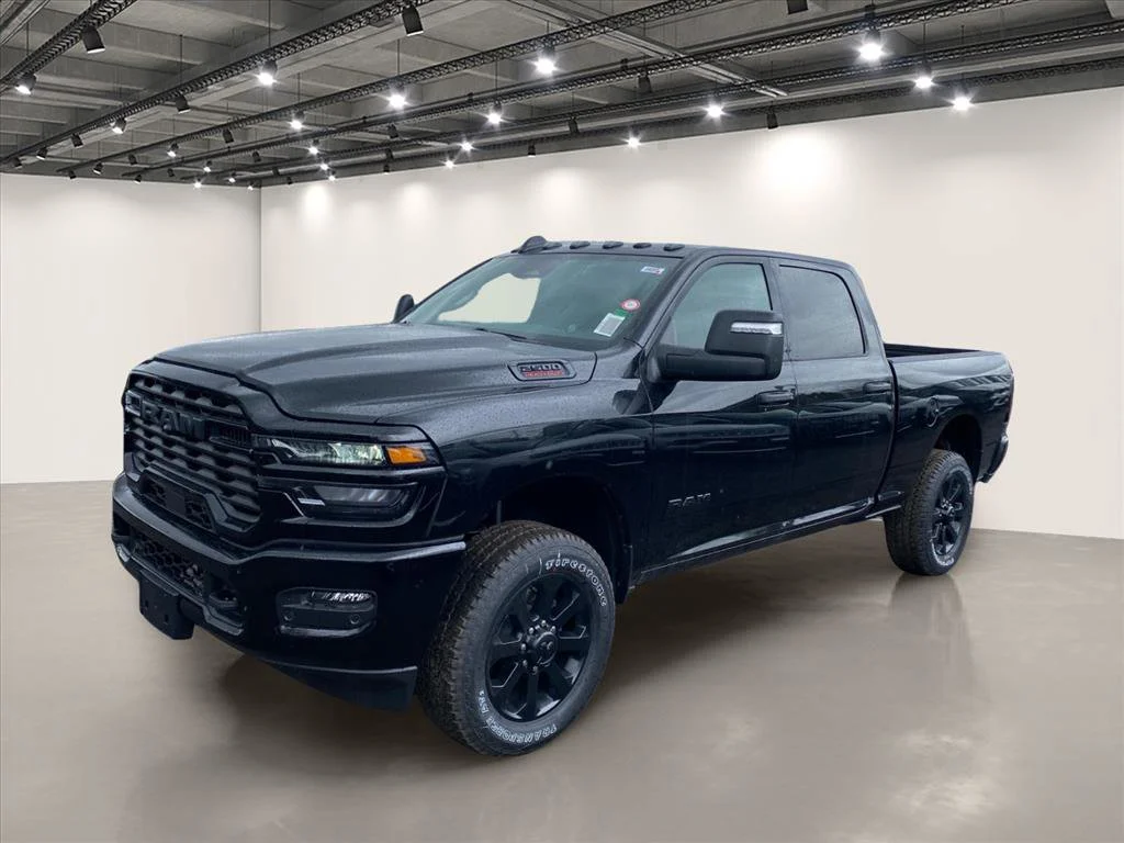 New 2026 Diamond Black Crystal Pearl-Coat Exterior Paint RAM Big Horn image 2