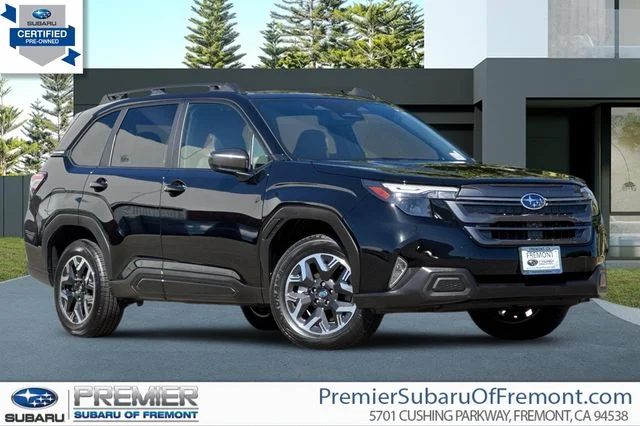Certified Used 2025 Black Subaru Premium image 1