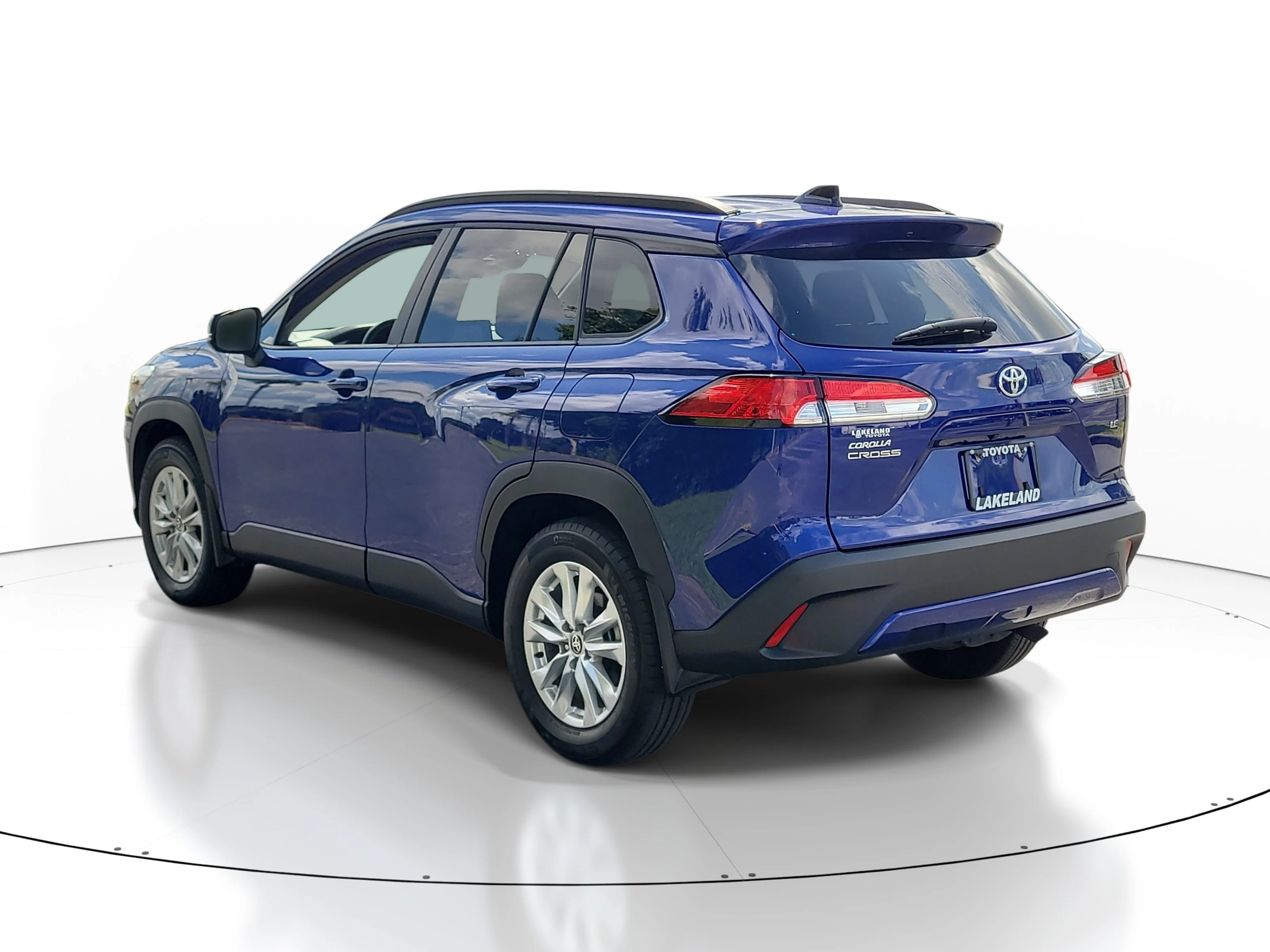 Used 2025 Blue Crush Metallic Toyota LE image 4