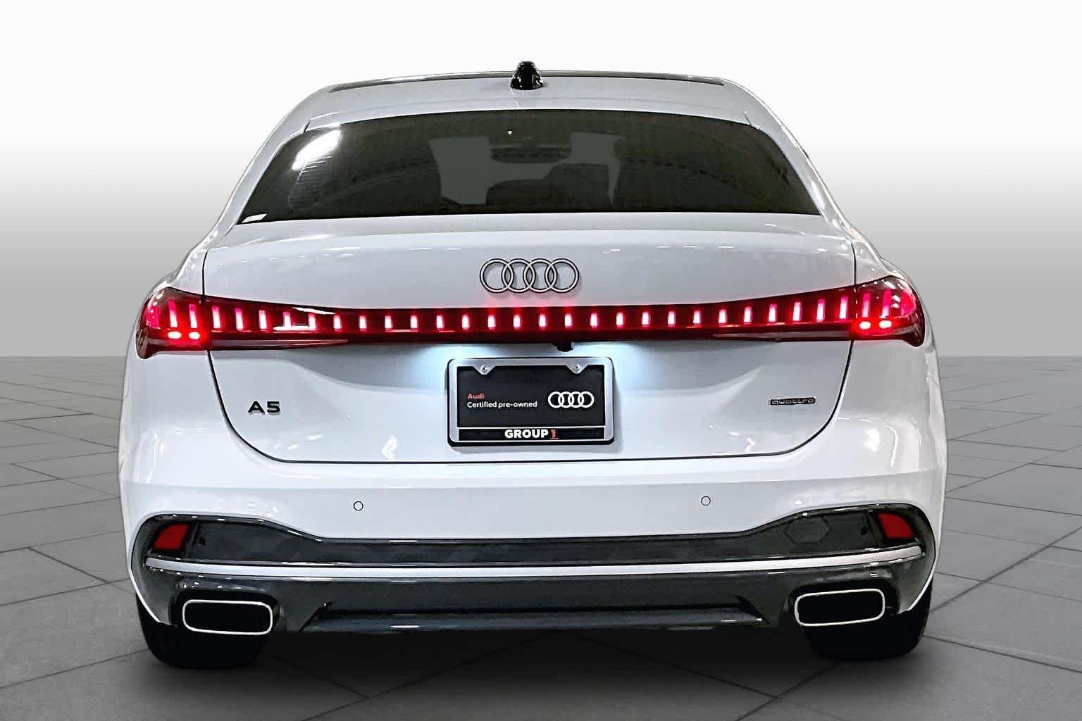 Used 2025 Glacier White Metallic Audi Premium Plus image 5