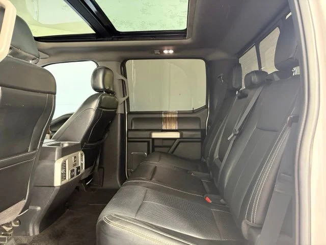 Used 2018 White Platinum Clearcoat Metallic Ford Lariat image 37