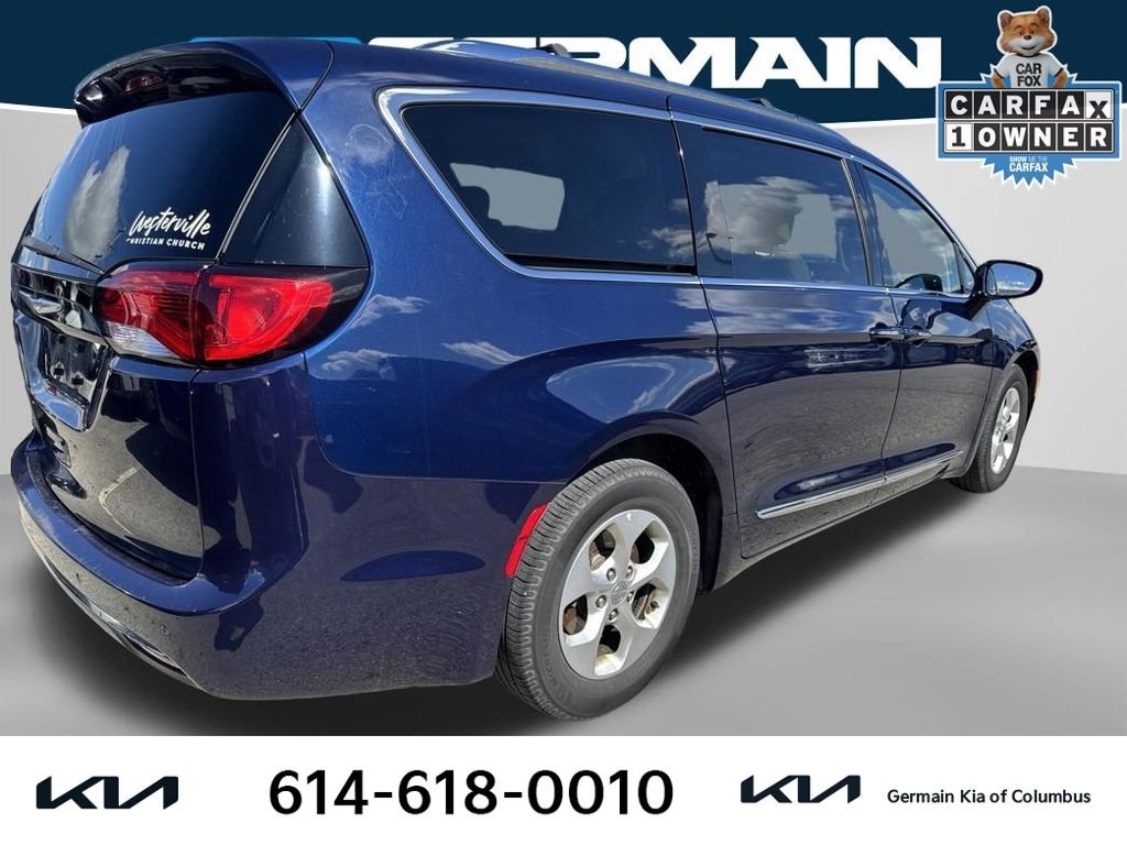 Used 2017 Blue Chrysler Touring L Plus image 4