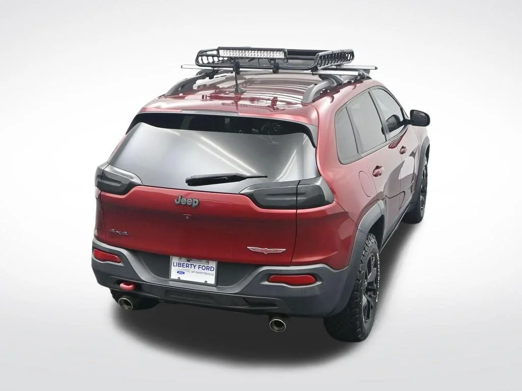 Used 2016 Deep Cherry Red Crystal Pearlcoat Jeep Trailhawk image 29