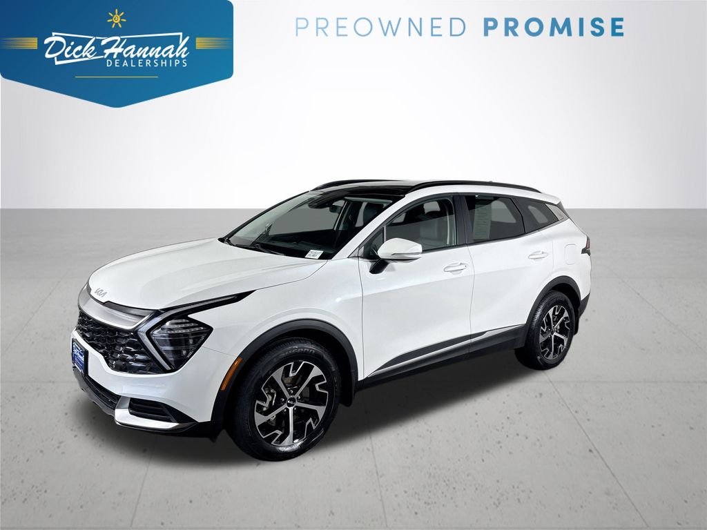 Used 2025 Snow White Pearl Kia EX image 1