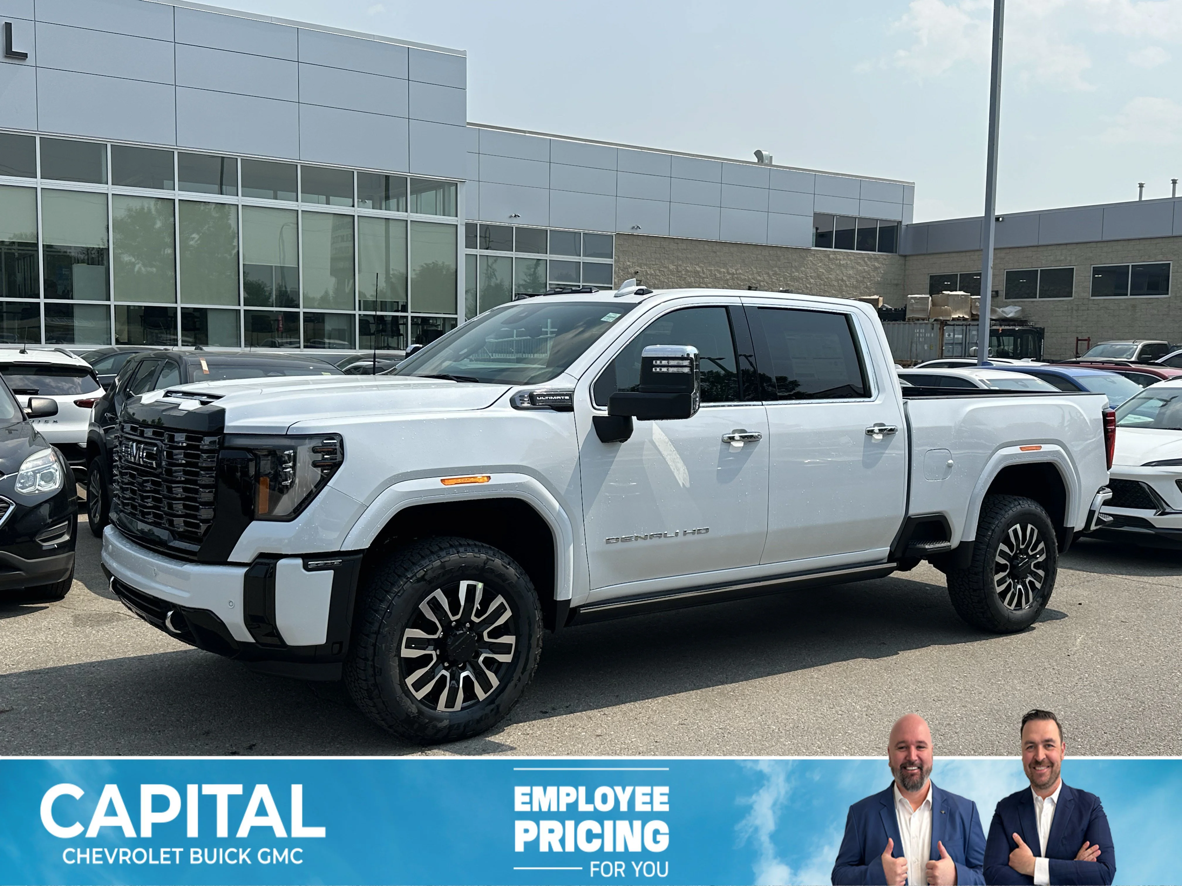 New 2026 Polar White Tricoat GMC Denali Ultimate image 1