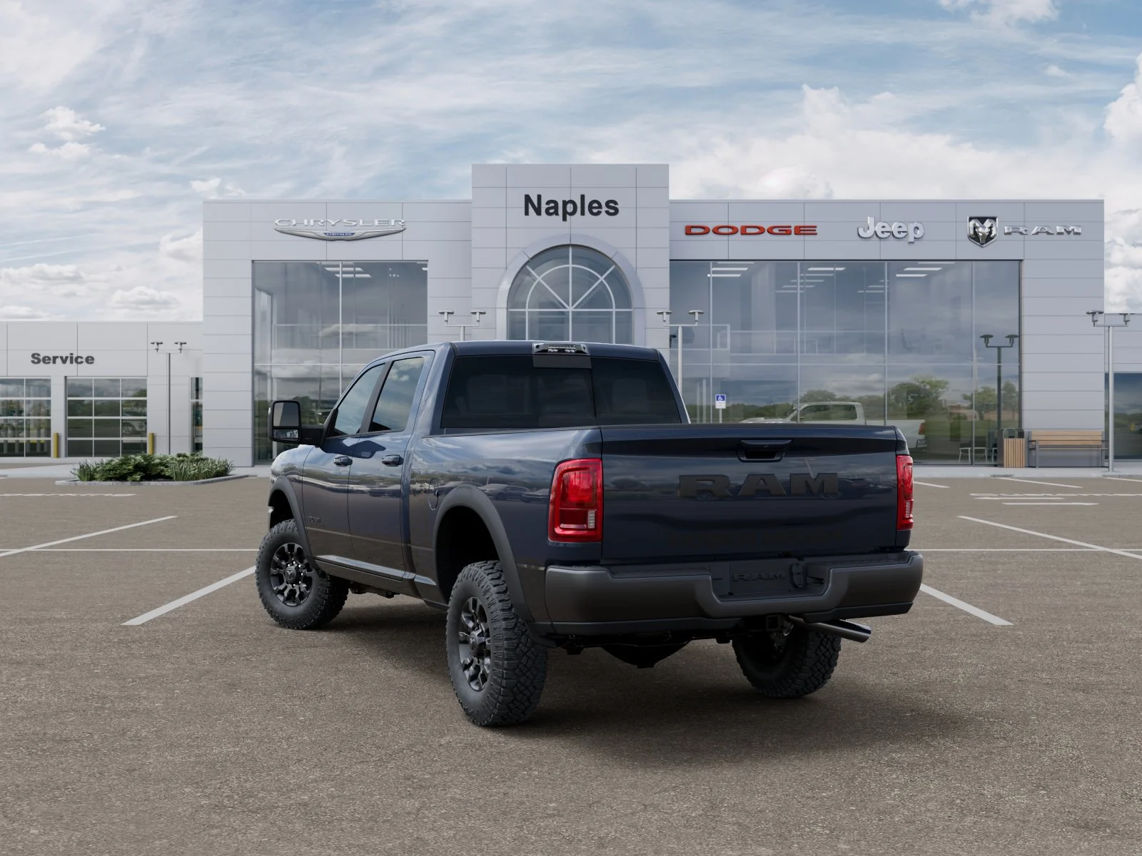 New 2026 Forged Blue Metallic RAM Power Wagon image 3