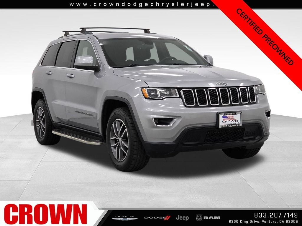 Certified Used 2018 Silver Jeep Laredo E image 1