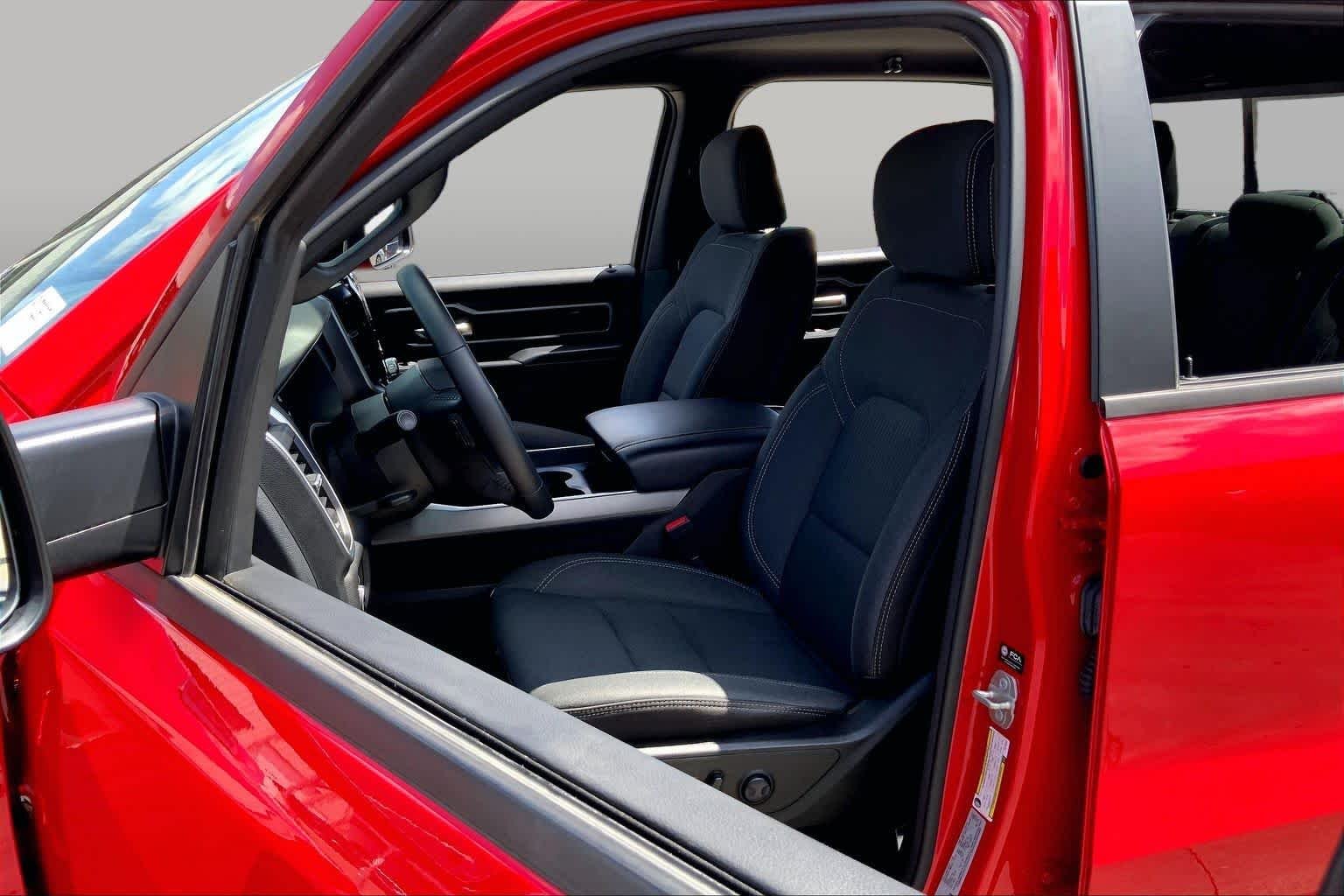 Used 2023 Flame Red Clearcoat Ram Big Horn image 8