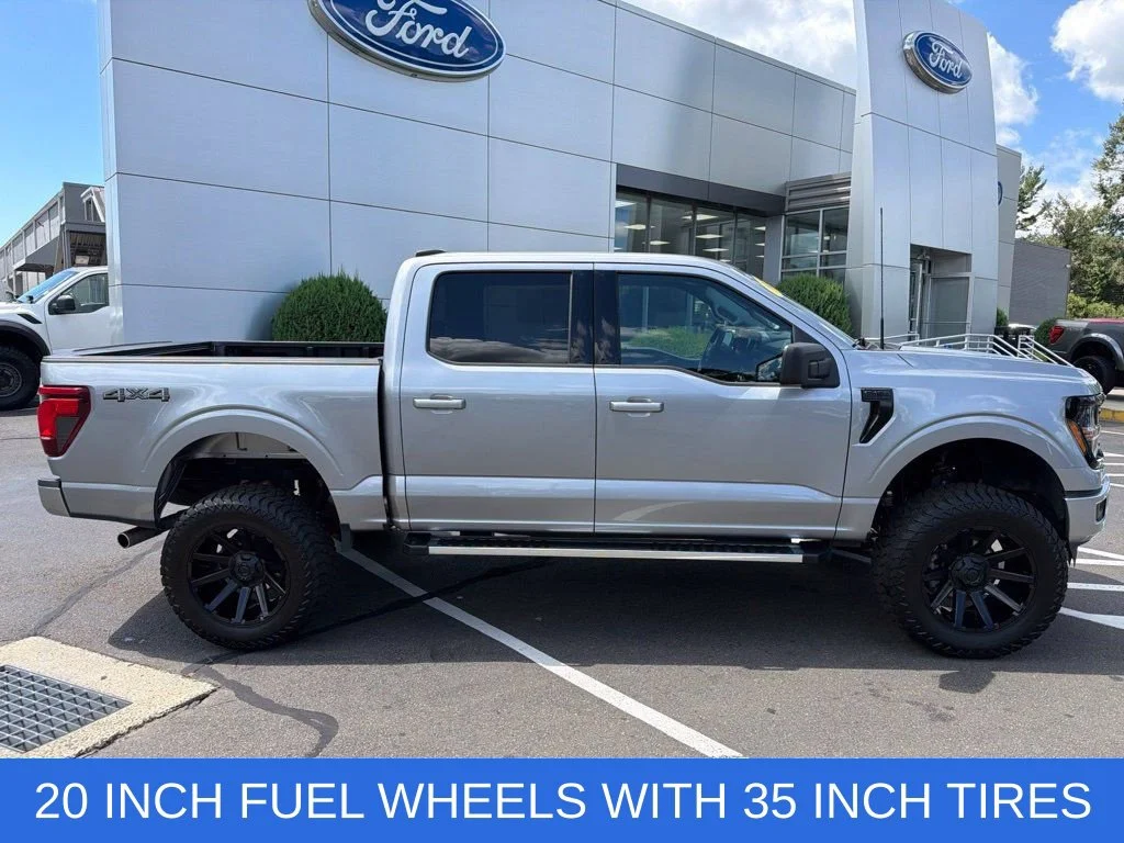 Used 2025 Iconic Silver Metallic Ford XLT image 2