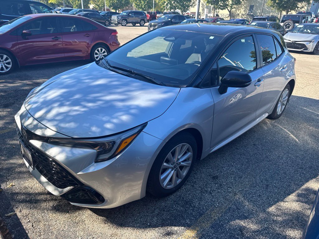 Used 2023 Classic Silver Metallic Toyota SE image 1