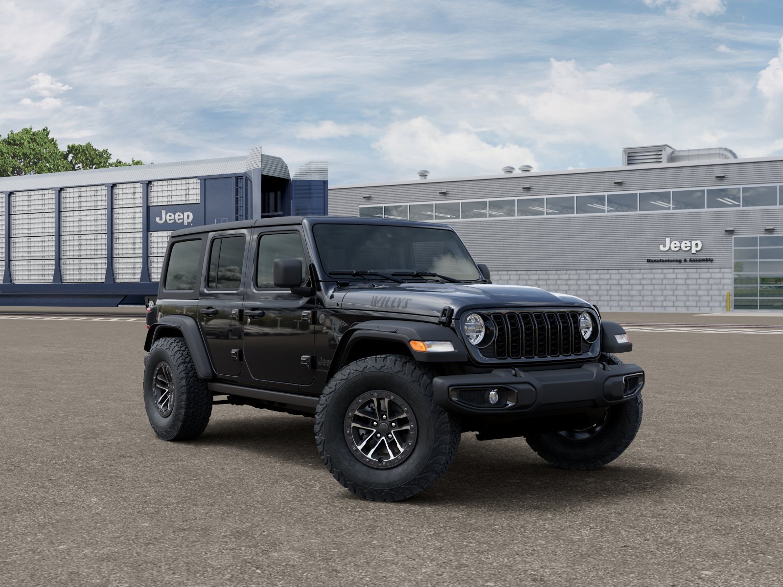 New 2026 Black Clear-Coat Exterior Paint Jeep Willys image 5