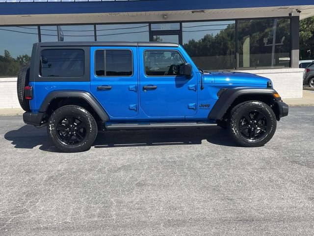 Used 2021 Blue Pearl Jeep Unlimited Sport Altitude image 7