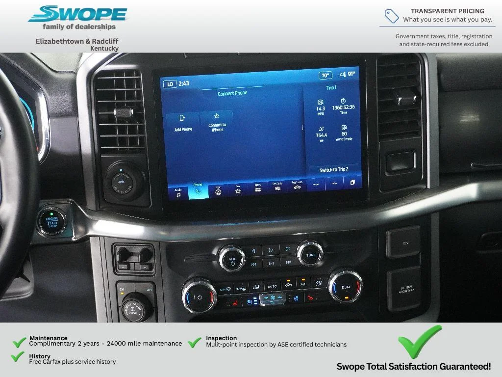 Certified Used 2023 Agate Black Ford LARIAT image 24