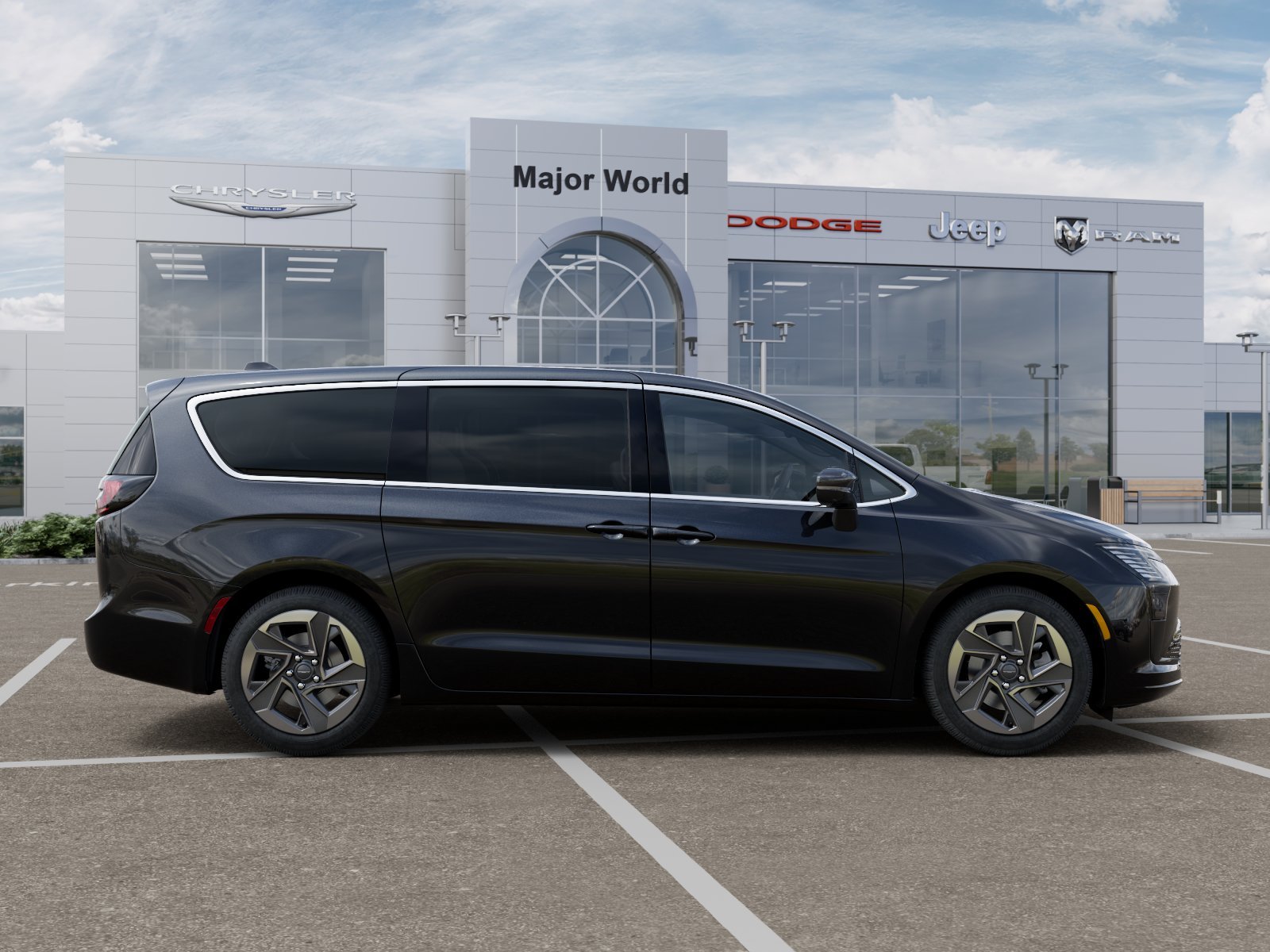 New 2027 Diamond Black Crystal Pearl-Coat Exterior Paint Chrysler Limited image 21