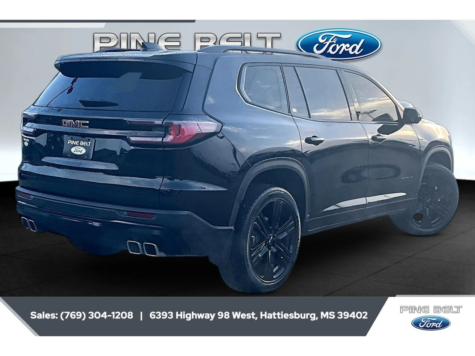 Used 2025 Ebony Twilight Metallic GMC FWD Elevation image 11
