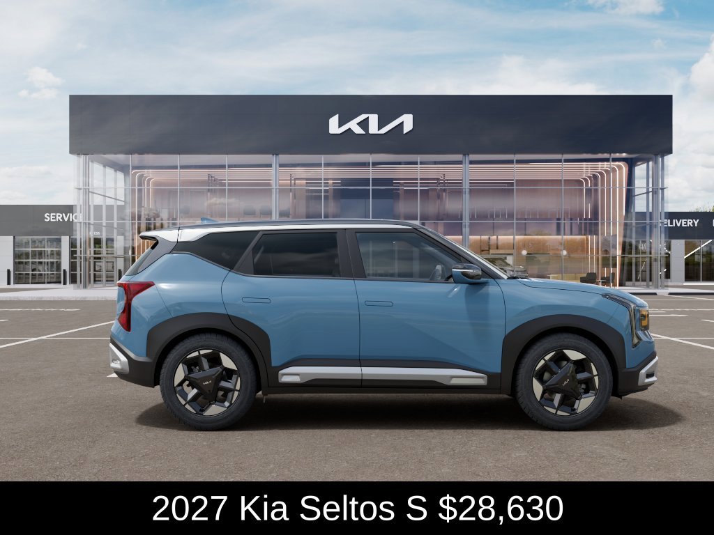 New 2027 Frost Blue/Black Roof Kia S image 8