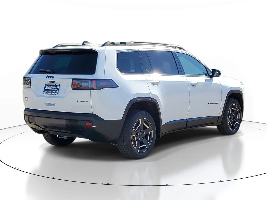 New 2026 Bright White Clearcoat Jeep Limited image 3