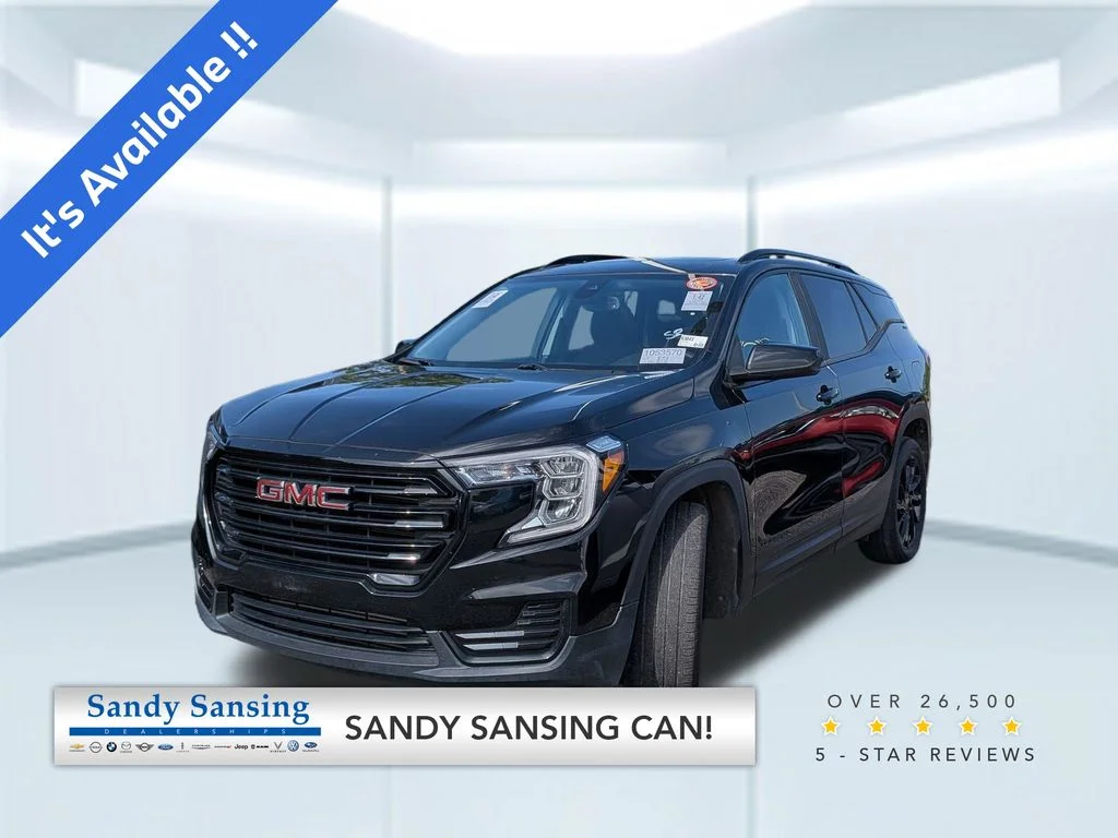 Used 2023 Black GMC SLE image 1