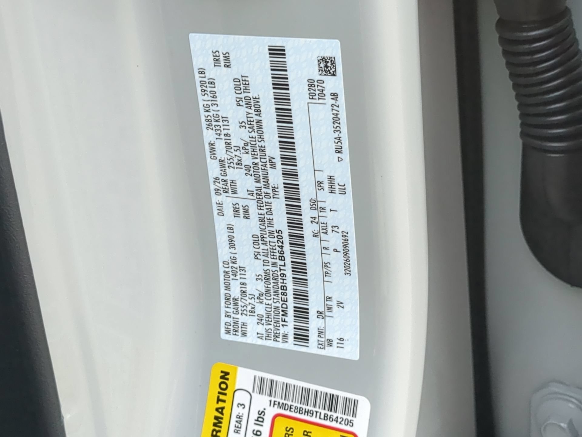 New 2026 Avalanche Gray Ford Outer Banks® image 68