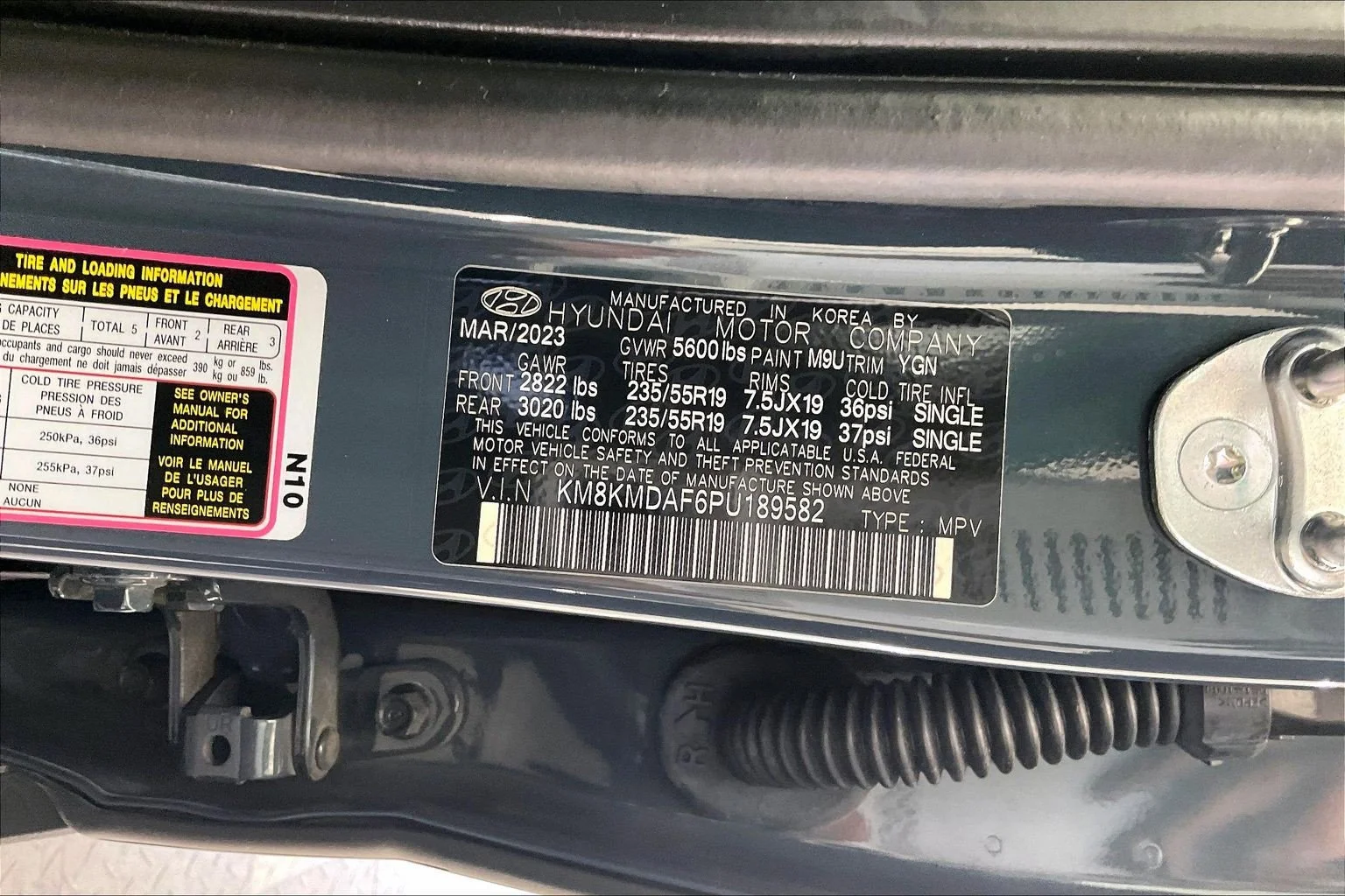 Used 2023 Digital Teal Hyundai SE image 35