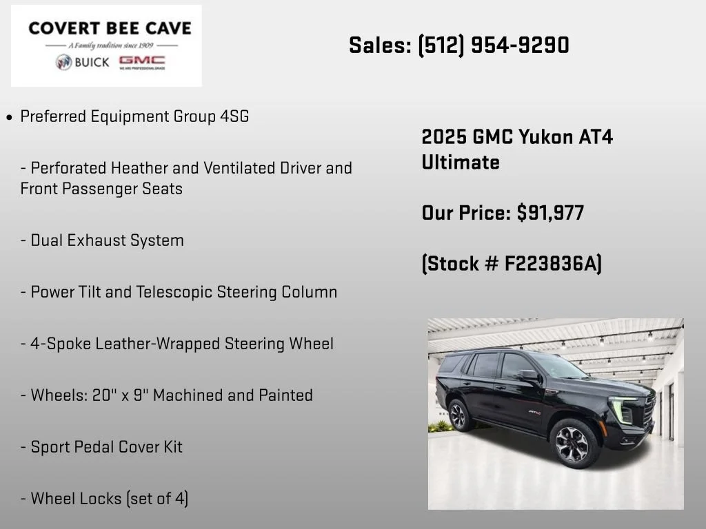 Certified Used 2025 Onyx Black GMC AT4 Ultimate image 19