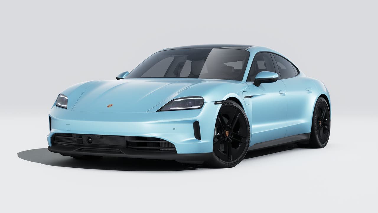New 2026 Frozen Blue Metallic Porsche 4 image 1