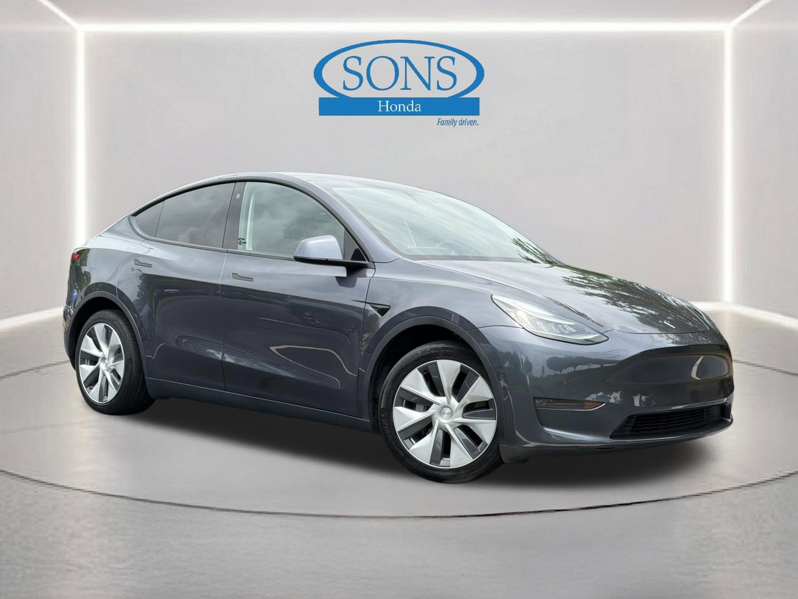 Used 2021 Tesla Model Y Long Range with VIN 5YJYGDEE4MF065693 for sale in McDonough, GA
