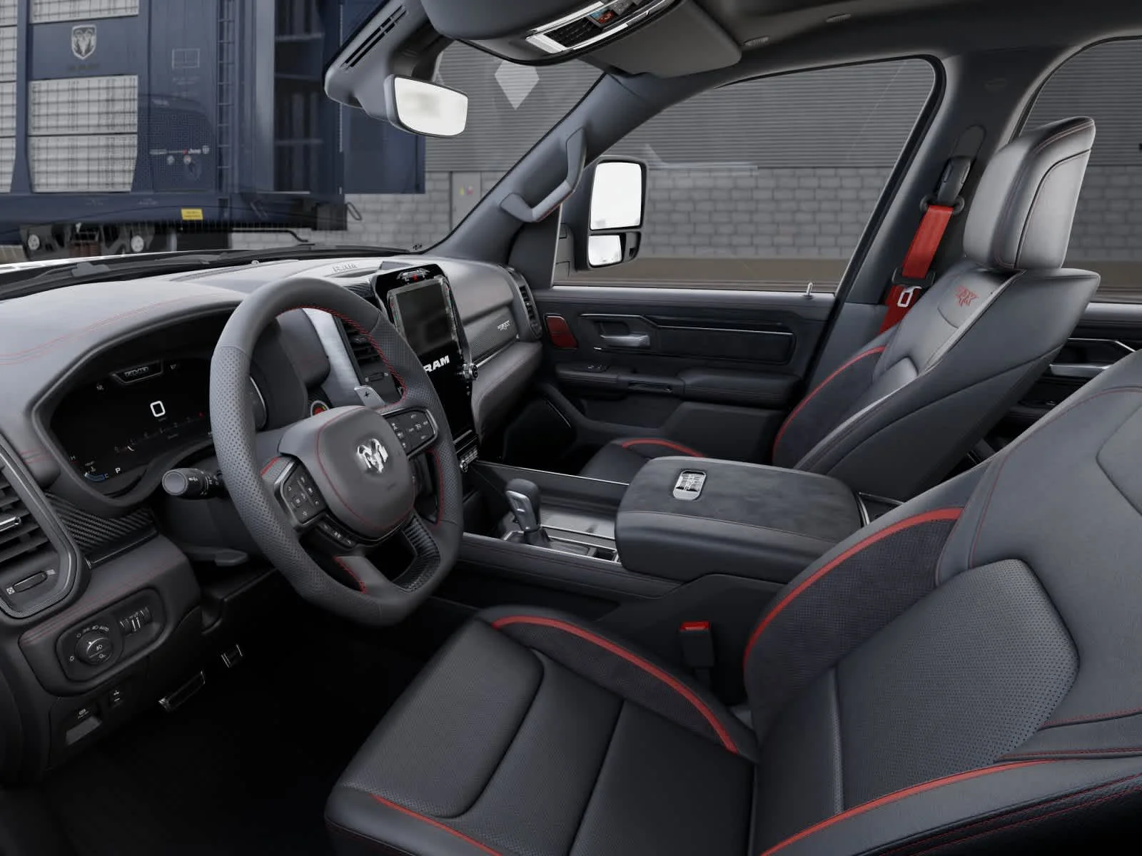 New 2027 Diamond Black Crystal Pearl-Coat Exterior Paint RAM TRX SRT image 22