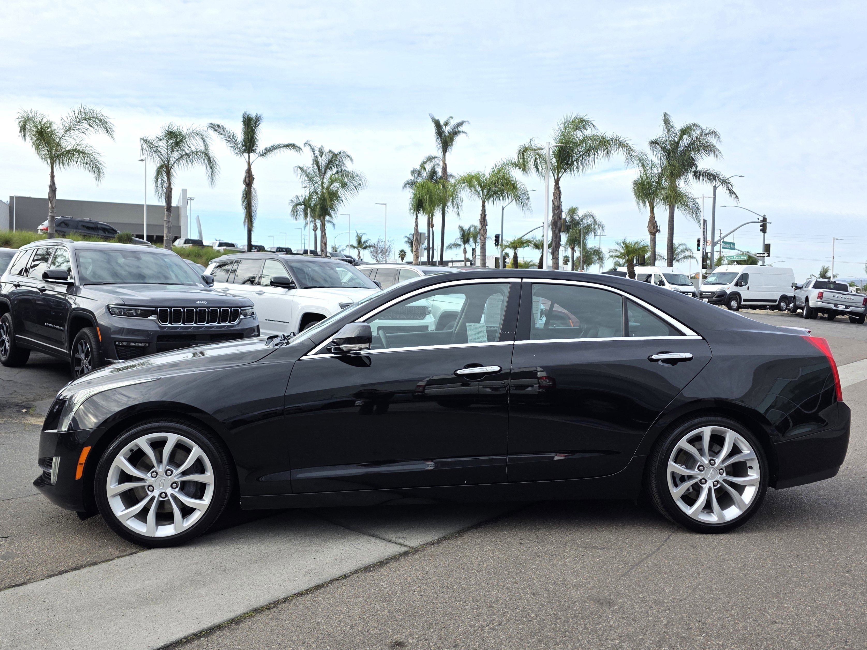Used 2015 Cadillac ATS Performance Collection with VIN 1G6AC5SX1F0114684 for sale in Escondido, CA