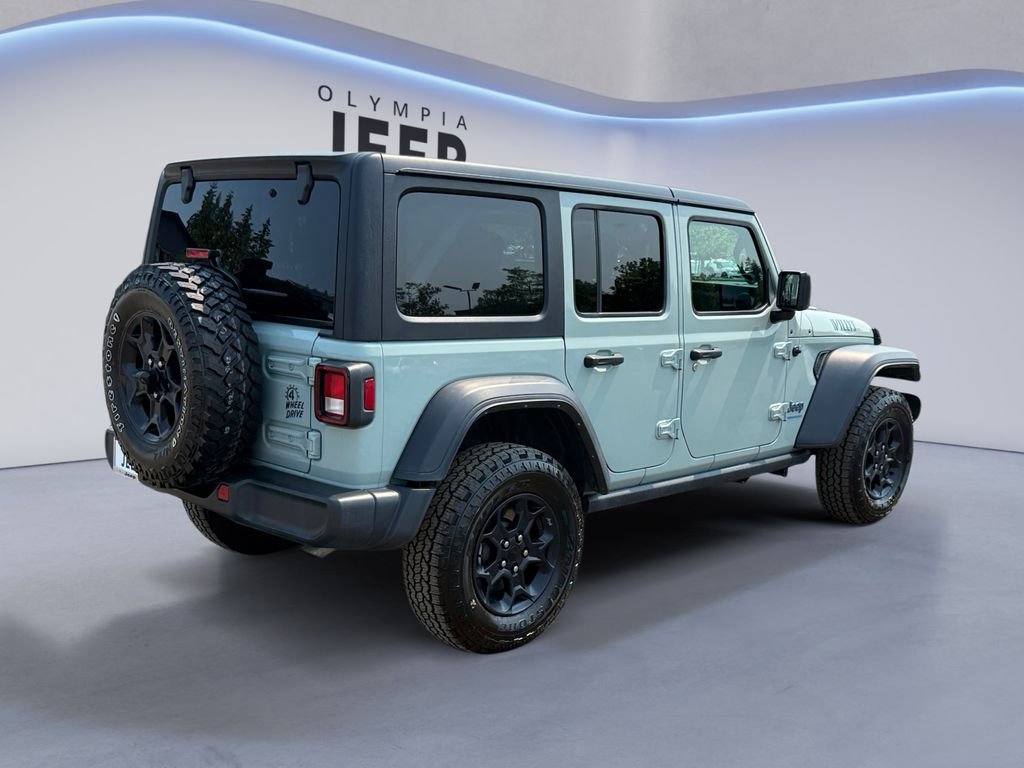 Used 2023 Gray Jeep Willys 4xe image 6
