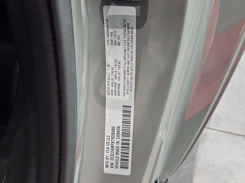 New 2026 Destroyer Gray Exterior Paint Dodge Scat Pack Plus image 32