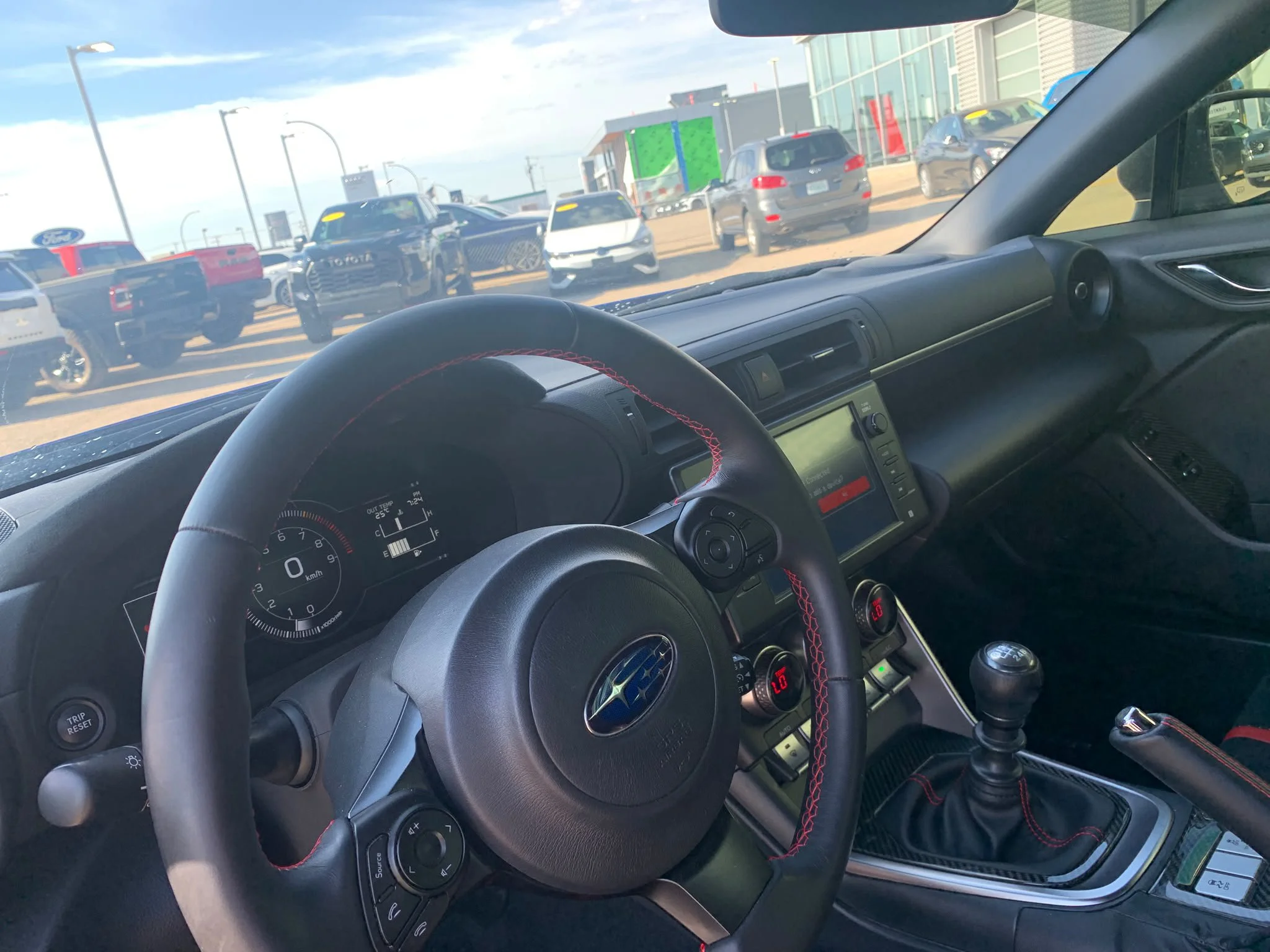 Certified Used 2023 World Rally Blue Subaru Sport-Tech*6spd Manual | World Rally Blue Pearl | Htd Suede Seats | Blind Spot Detection | CarPlay image 6