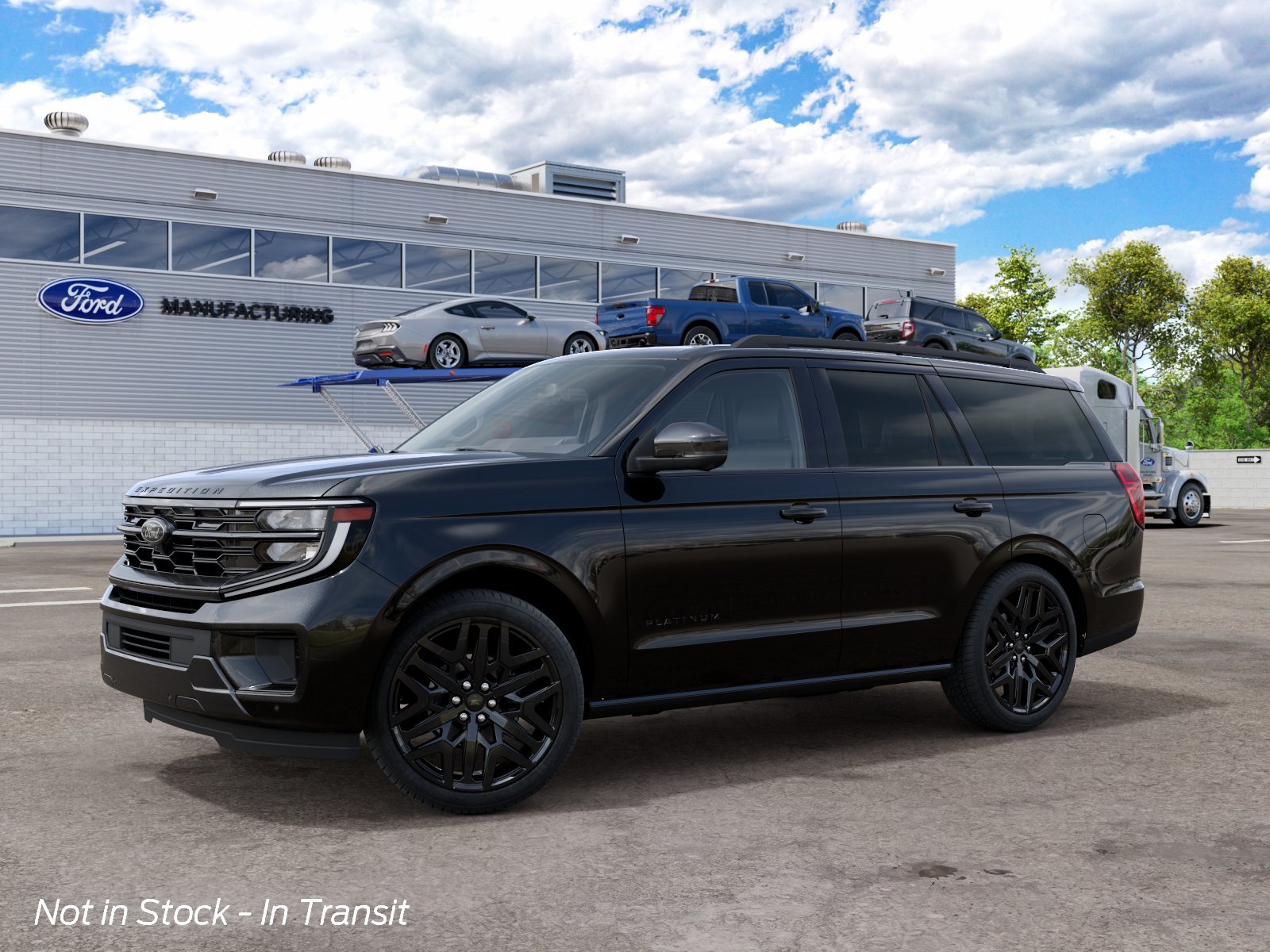 New 2027 Agate Black Metallic Ford Platinum image 1
