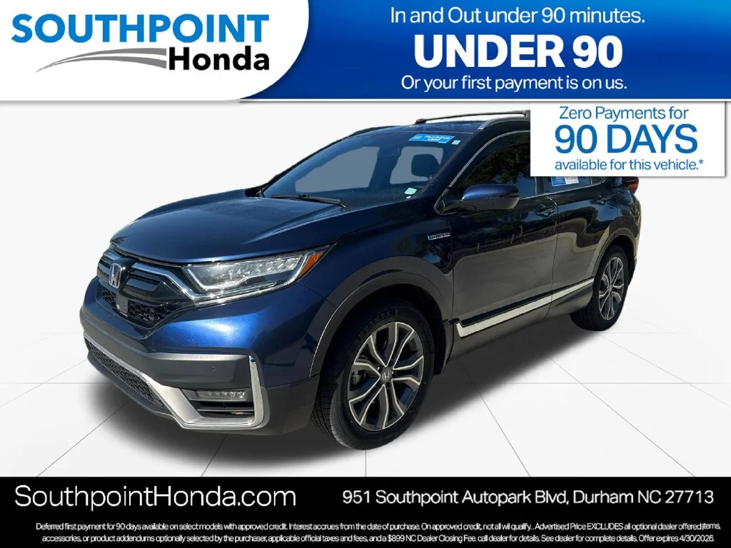 Certified Used 2022 Obsidian Blue Pearl Honda Touring image 3