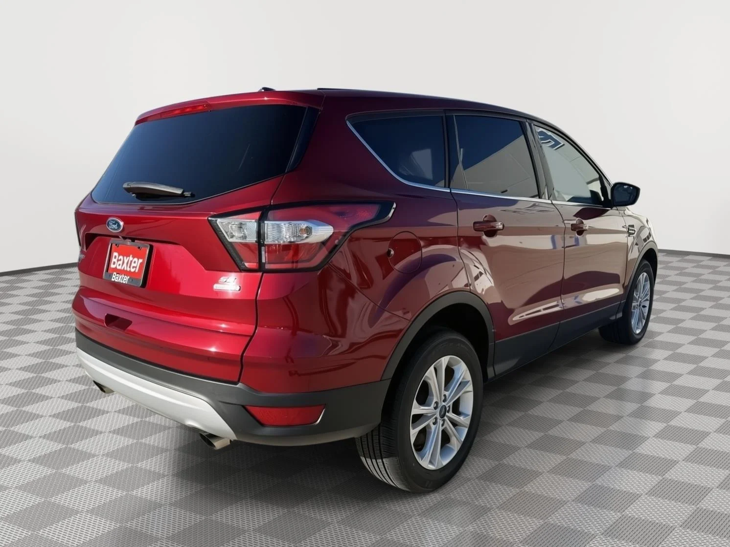 Used 2017 Ruby Red Metallic Tinted Clearcoat Ford SE image 7