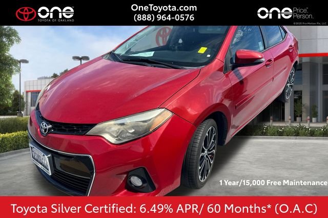 Certified Used 2016 Red Toyota S Plus image 1