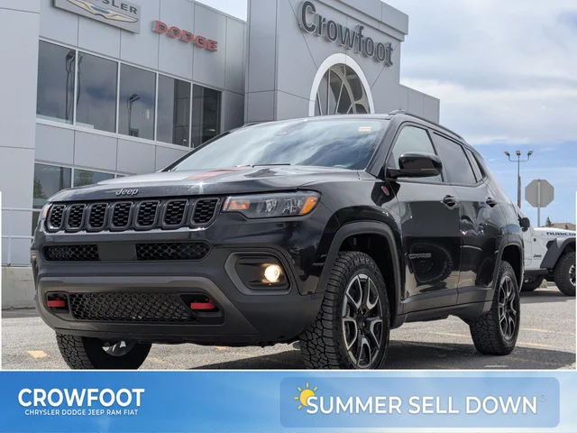 2024 Jeep Compass Trailhawk - Sun & Sound Group - Dual Pane Sunroof - Leather - NAV & More