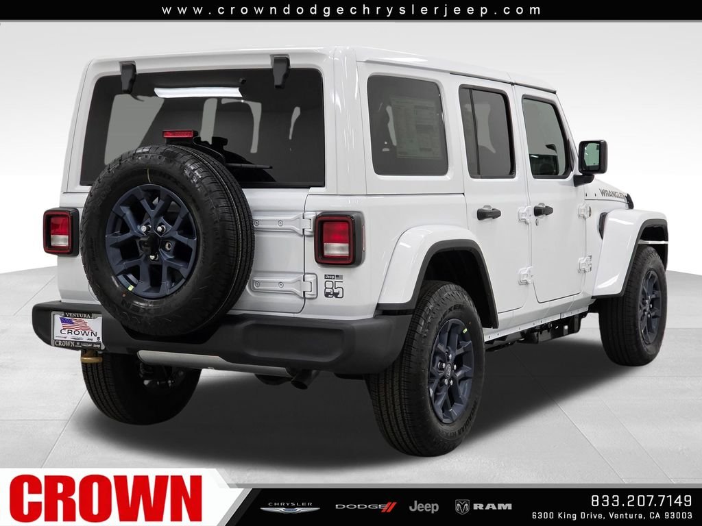 New 2026 Bright White Clear-Coat Exterior Paint Jeep 85th Anniversary Edition image 5