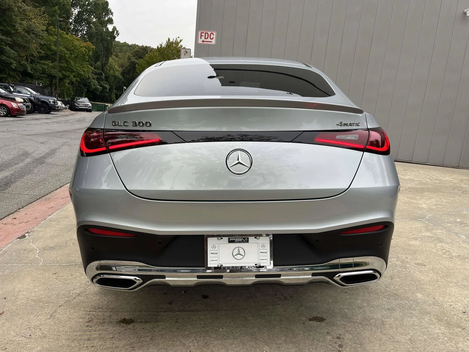 Certified Used 2026 Cirrus Silver Metallic Mercedes-Benz GLC 300 4MATIC® Coupe image 9