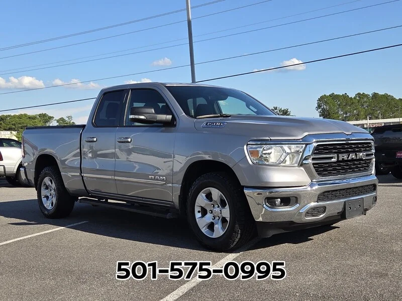 Used 2022 Billet Silver Metallic RAM LONE STAR 4X2 QUAD CAB 6