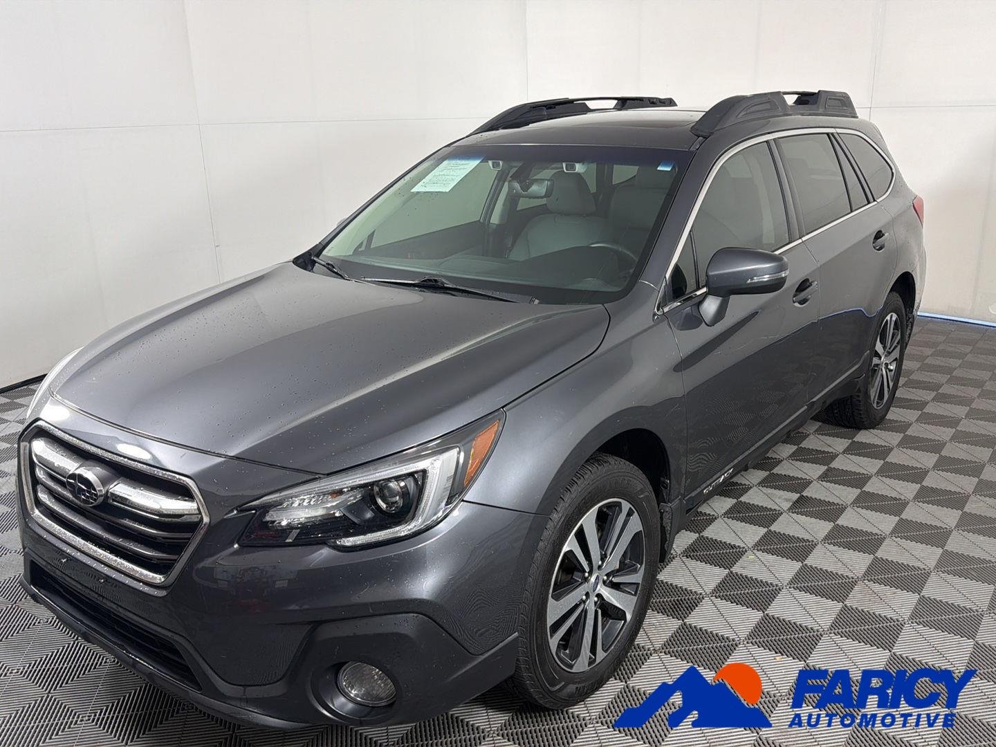 Used 2018 Magnetite Gray Metallic Subaru Limited image 1