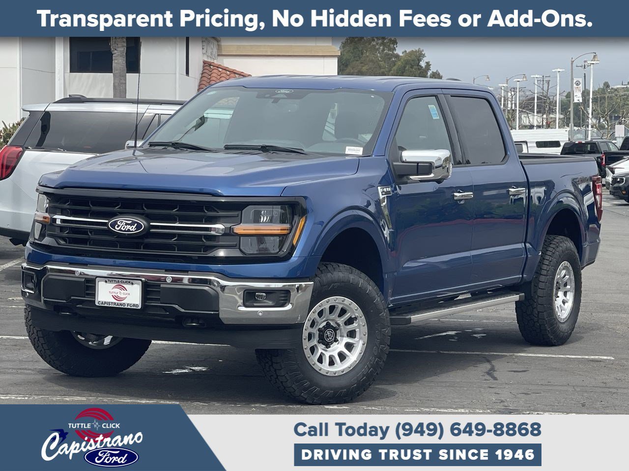 New 2025 Atlas Blue Metallic Ford XLT image 1