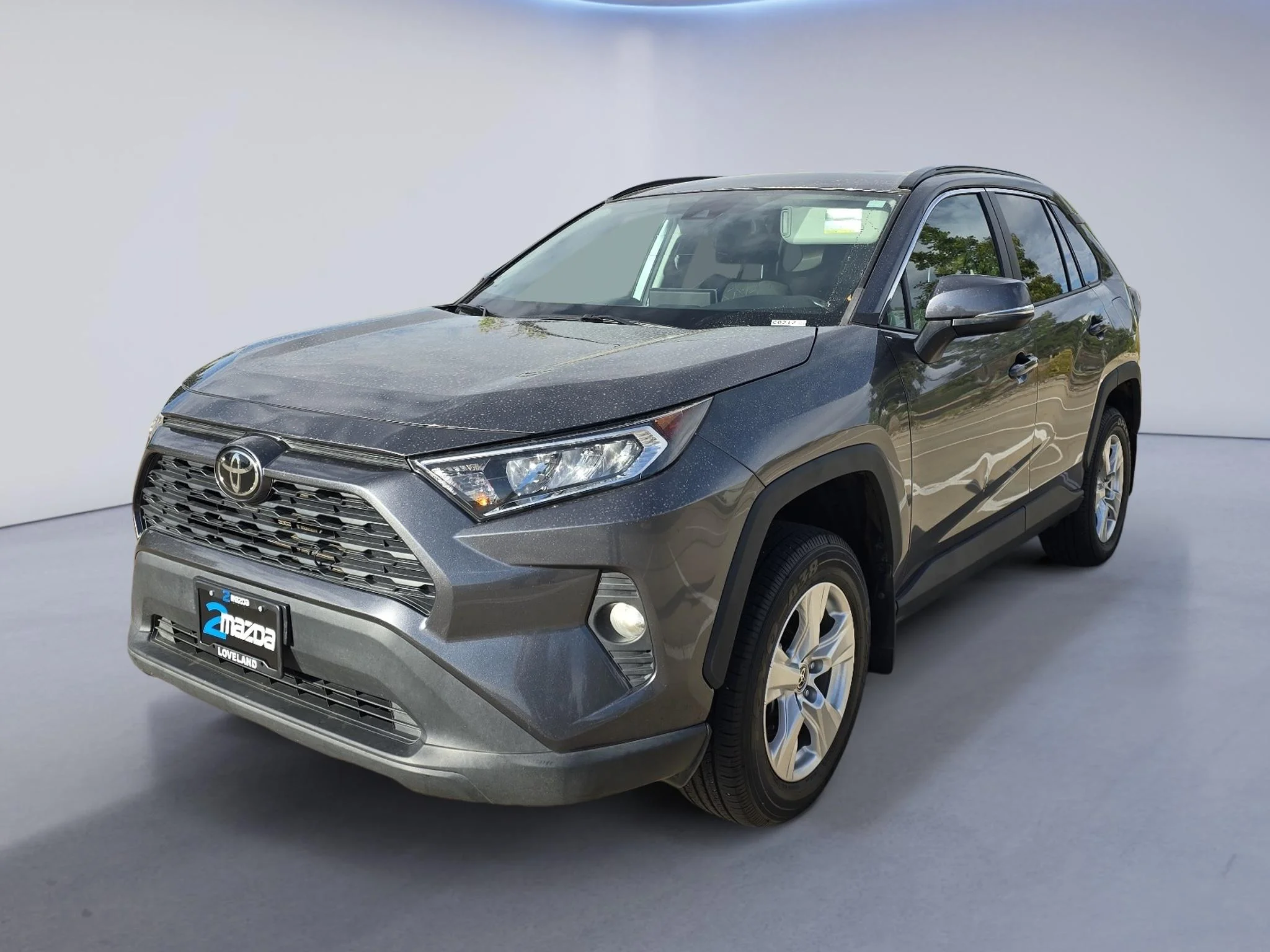 Used 2021 Magnetic Gray Metallic Toyota XLE image 1