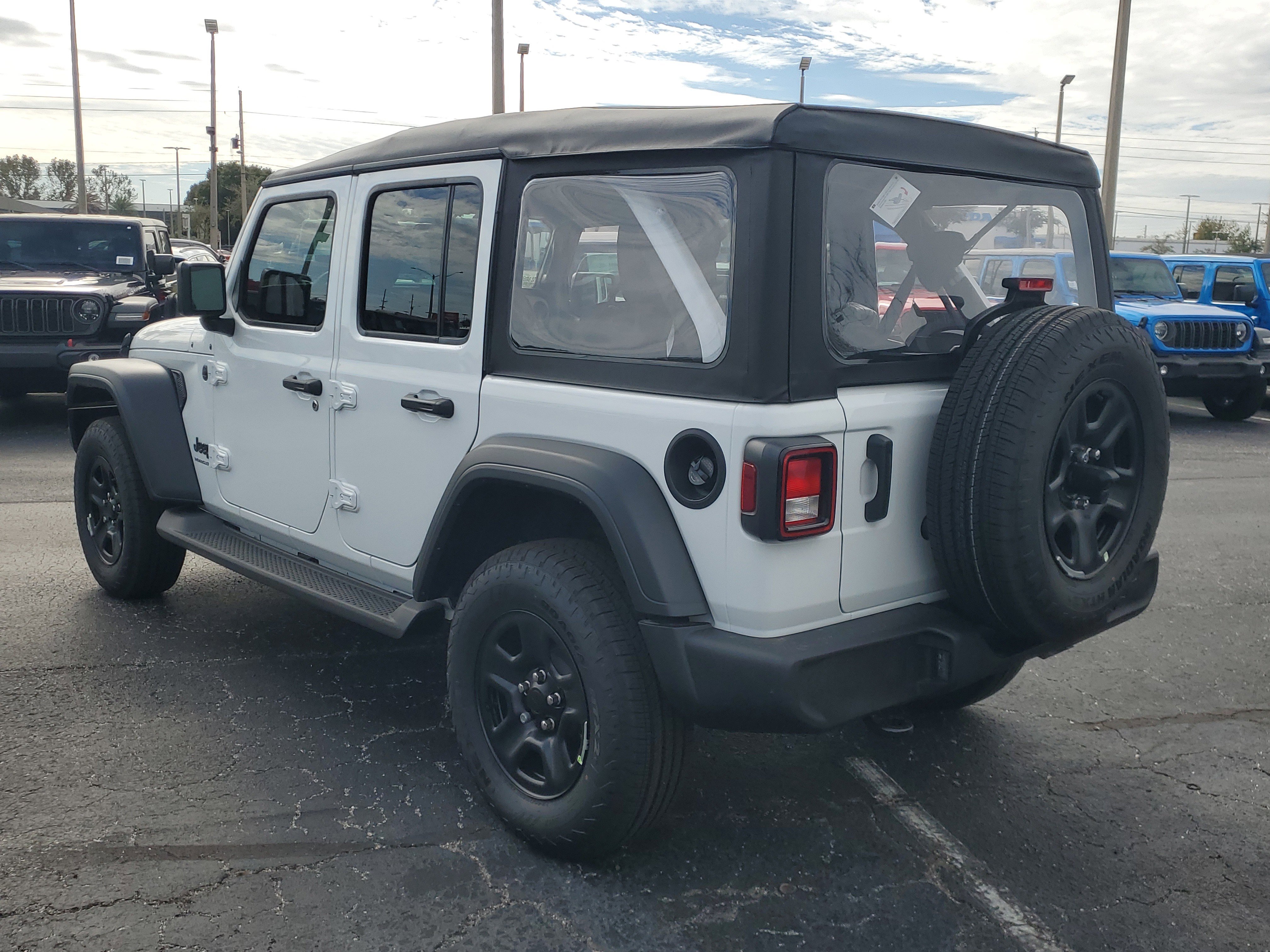 New 2026 Bright White Clear-Coat Exterior Paint Jeep Sport image 6